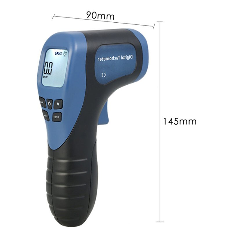 Non- Digital Calibrator 2.5-99999 Motorcycle Digital Tachometer -900 Motor 2-stroke Tachometer: black  No battery