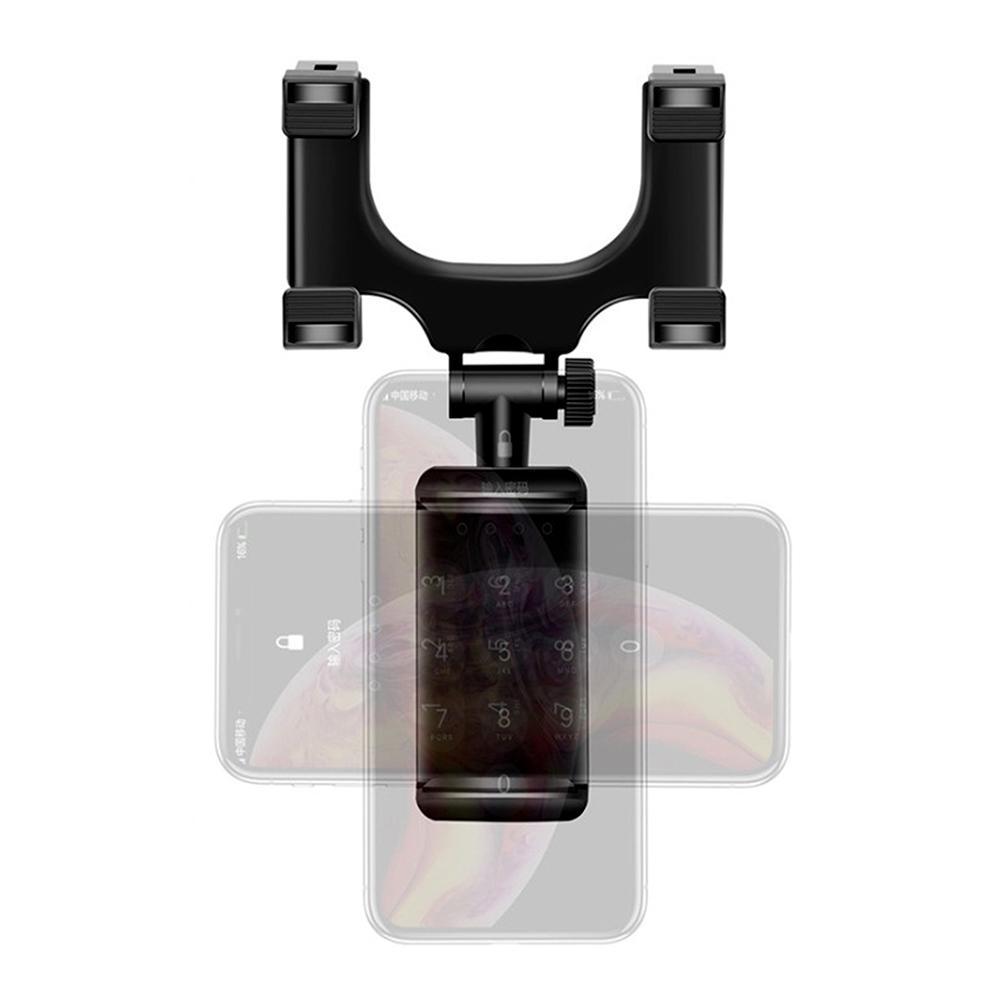 Mobile Phone Holder Adjustable Car Auto Rearview Mirror Mount Cell Phone Holder Bracket Stand