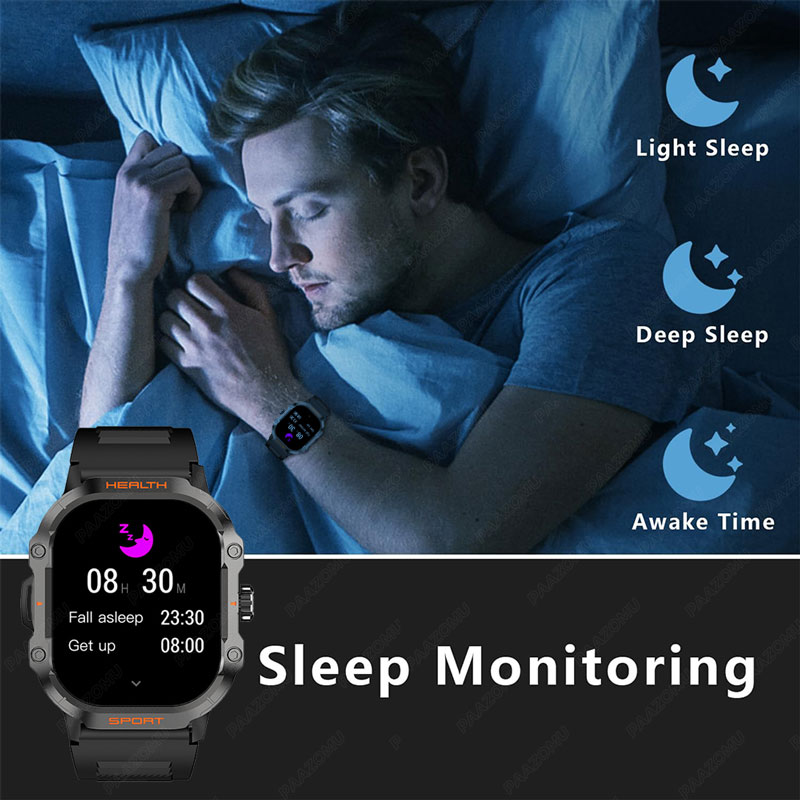 2025 nowy wojskowy Smartwatch 2.01 "AMOLED BT odpowiedź/zadzwoń NFC 100+ trybów sportowych opaska monitorująca aktywność fizyczną inteligentne zegarki dla android iOS