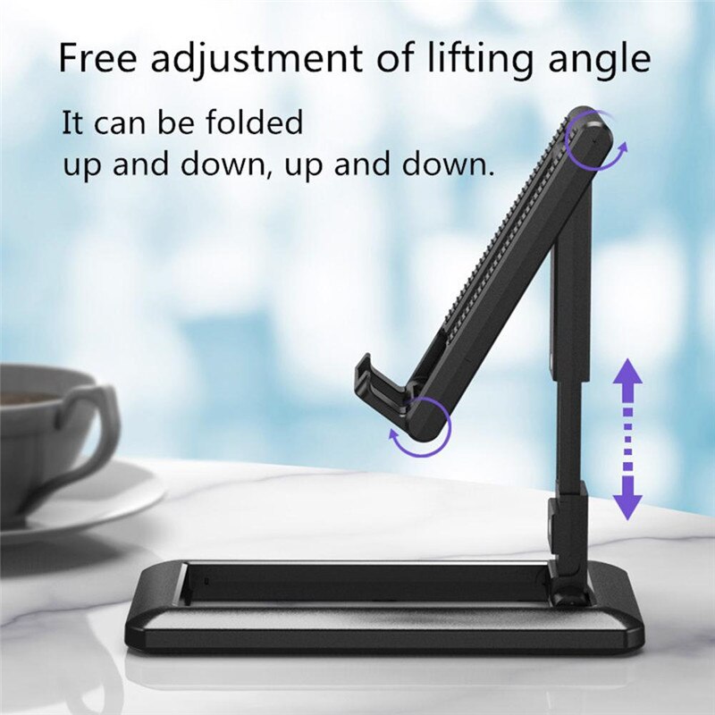 Cell Phone Stand Foldable Telescopic Mobile Phone Holder Tik Tok Live Desktop Lazy Bracket For iPhone 12 Smart Phone Universal