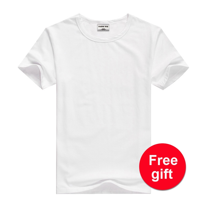 DMDM PIG Summer Boy Girl Short Sleeve T-shirt Kids Clothing Solid T shirts 2 3 4 5 years For Children Clothes White Tshirt