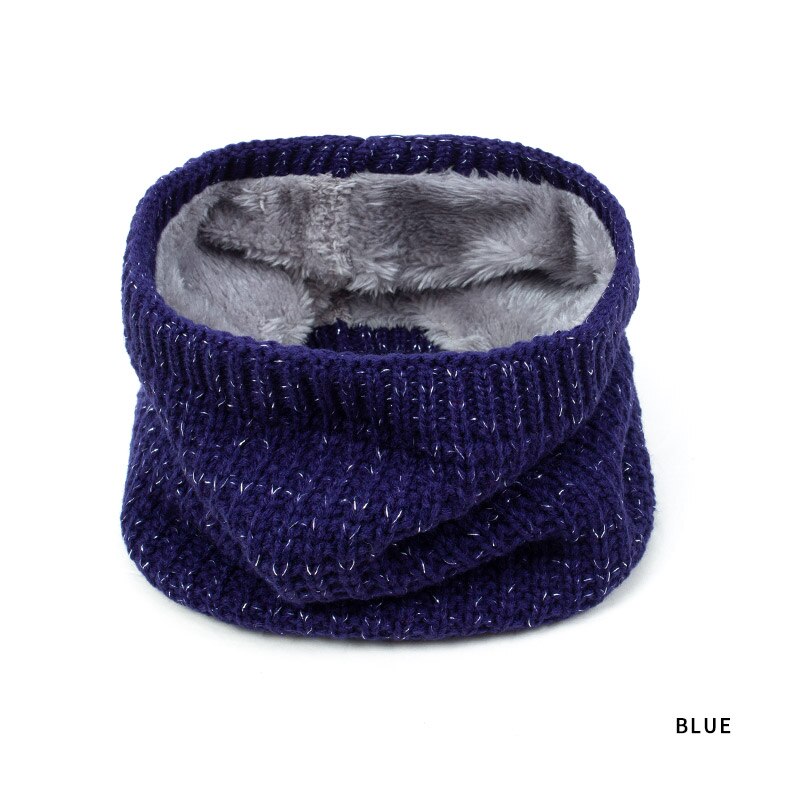 Children Winter Warm Knitted Ring Scarves Baby Kids Thick Super Elastic Knit Mufflers Girls Boys Children Neck Warmers Unisex