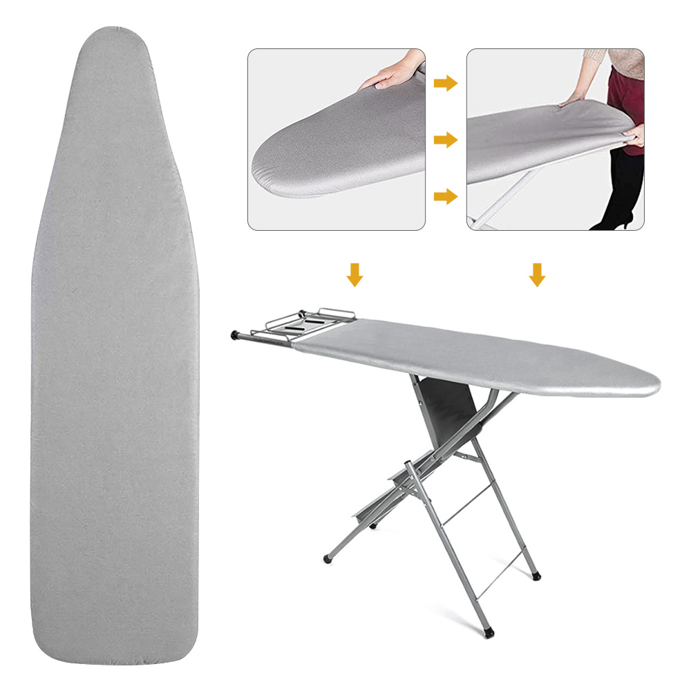 Sunkloof Bügelbrettbezug Extra Breit 45,7x124,4 Cm – Reflektierendes Silikon, 4 Verschlüsse, Hitzebeständig
