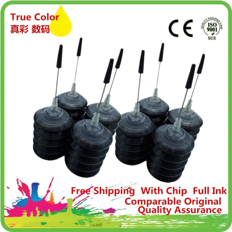 Top refill dye ciss inktkit fotoprint  t1901 t1911 t1912 t1913 t1914 dye inkt voor epson  me401 me301 me303 printers: 30ml 8bk