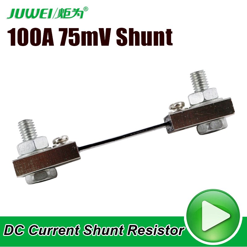 Dc 100A/75mV Volt Ammeter Shunt Weerstand Huidige Divider Amp Meter Voor Digitale Ampere Analoge Meter