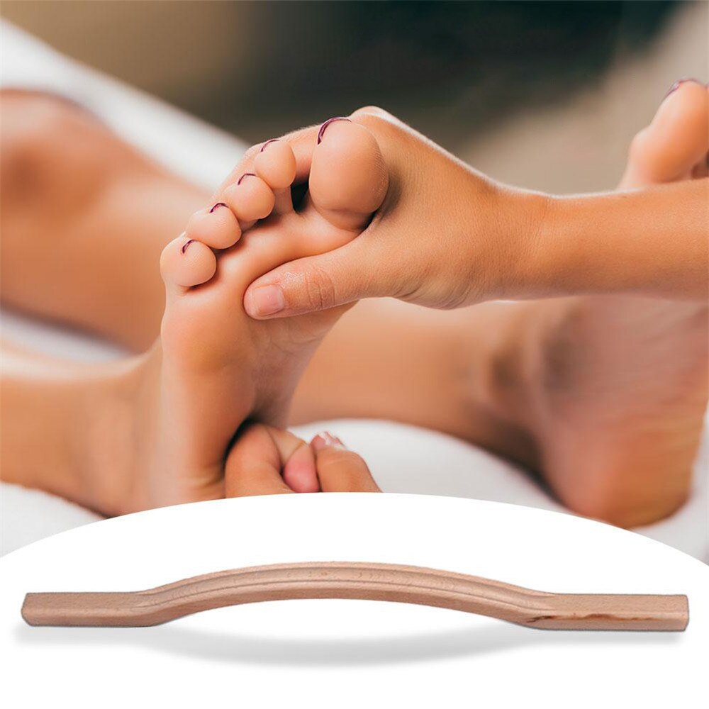 1pc/4 stk massage guasha skrabestift værktøj ryg skulder hals talje ben massage værktøj naturligt træ hurtigt stort område gua sha