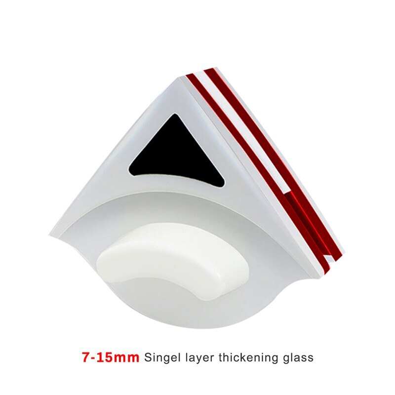 Double Side Glass Cleaning Brush Magnetic Window Cleaning Magnets Household Cleaning Tools Wiper Useful Surface Brushs: 7-15mm single-layer