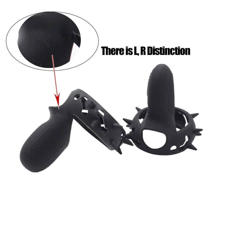 For oculus quest/rift s full beskyttende erme vr touch controller deksel hudhåndtak skallgrep knokestropp oculus accessori