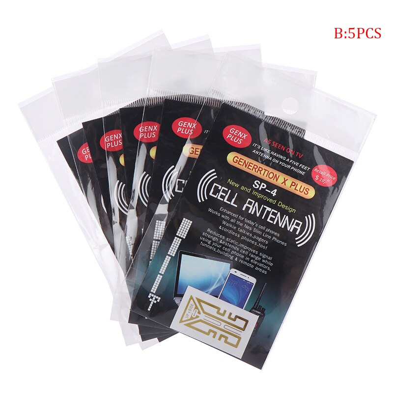 1/5Pcs Universele SP-4 Singal Antenne Booster Voor Smartphone Mobiele Telefoon Reizen Camping: 5pcs