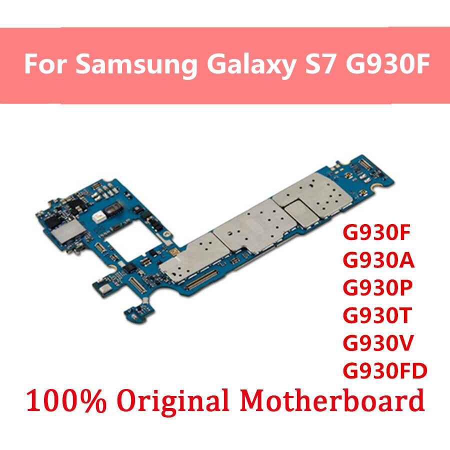 Unlocked Moederbord Voor Samsung Galaxy S7 G935F G935A G935V G935T G935P G930F G930A G930P G930T G930V G935FD G930FD Moederbord