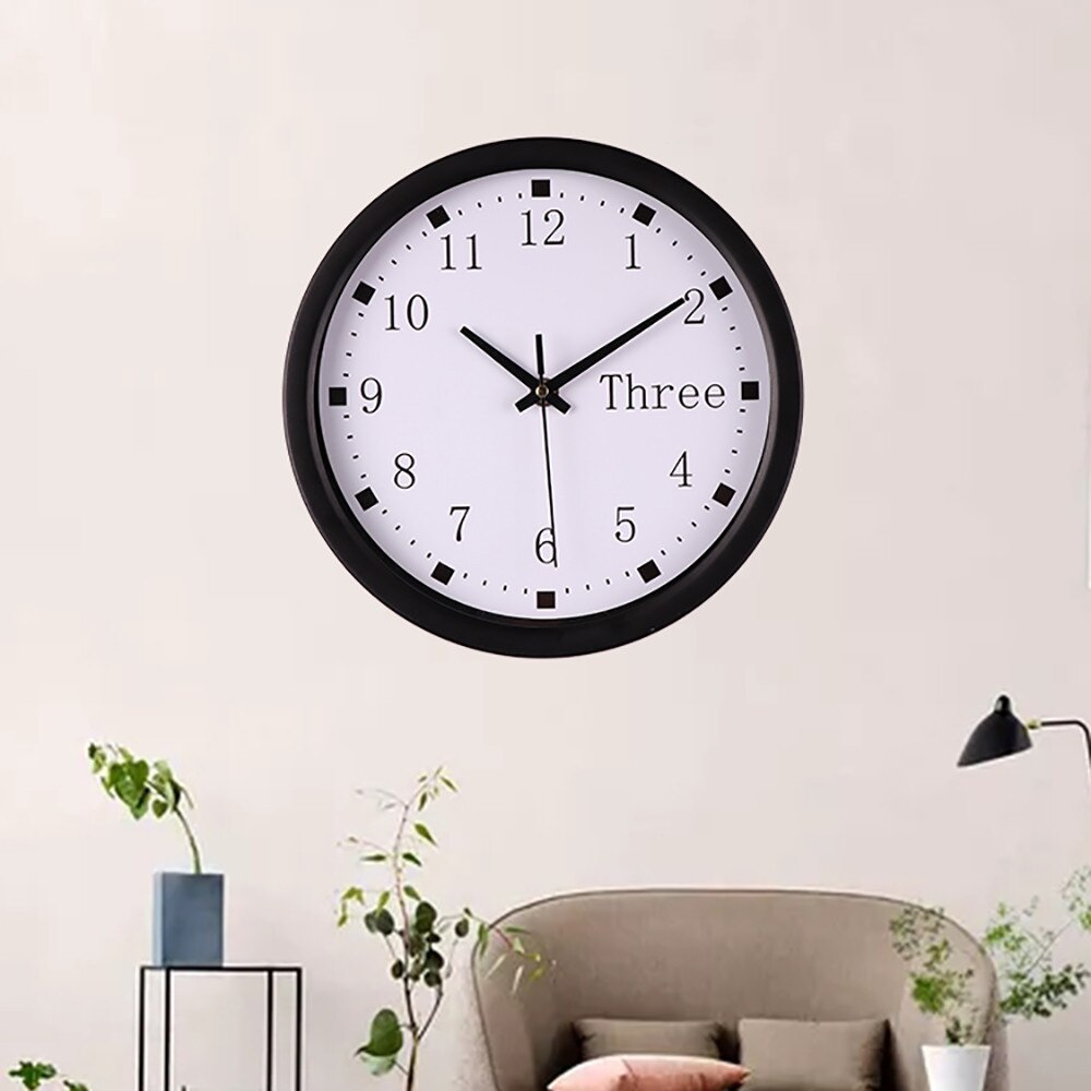 Wall Clock Silent Sweep Modern Horloge Watches Graceful Desk Modern Simple Digital Quartz Time Wall Clock