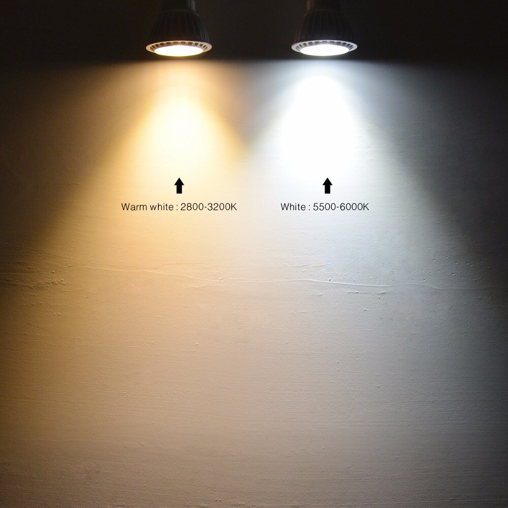 MR16 LED 12V DC / AC Non-Dimmable COB Spot light Bulb 3W 5W 7W GU5.3 MR16 LED lamp Bulb 110V 220V Aluminum Spotlight AC85V-265V