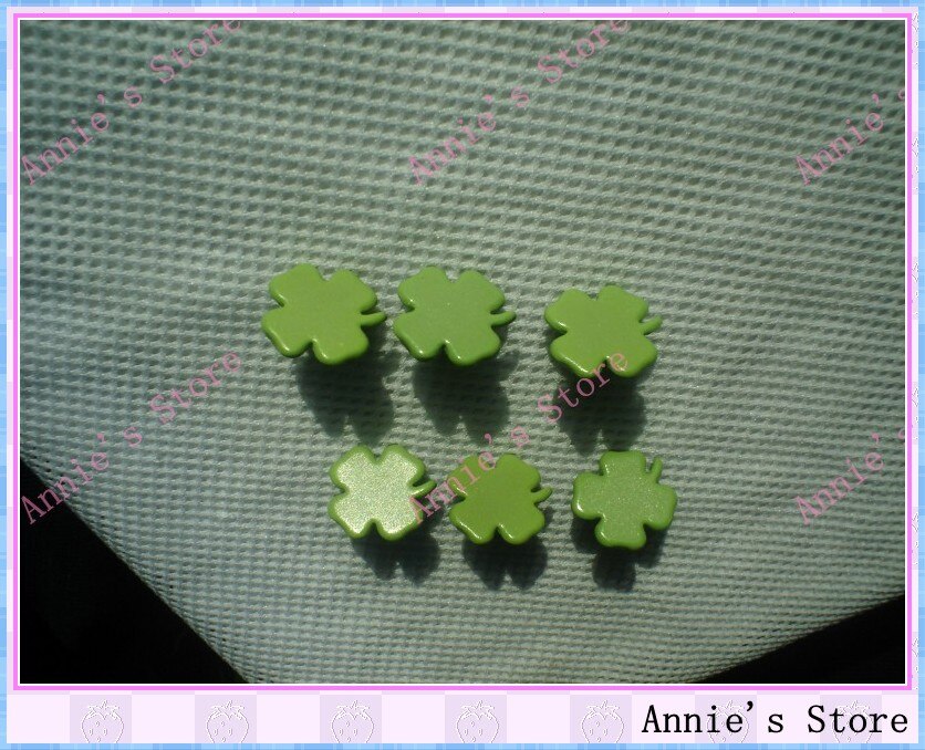 100pcs 14mm Klavertje Vier metalen brad, scrapbooking Brads,