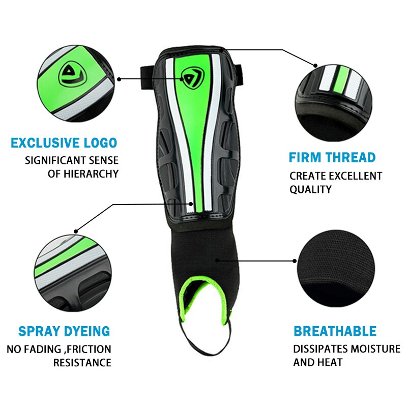 A Pair Soccer Shin Guards Hockey Shin Guard Ankle-support Soccer Match Training Protective Equipment Football Sports Protection