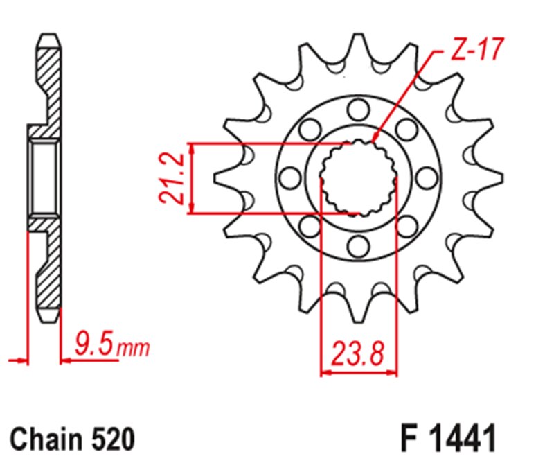 520-14t motorcykel forhjulsdrev til suzuki rm -z450 rmz 450 05-12 rmx 450z rmx 450 z 10-19