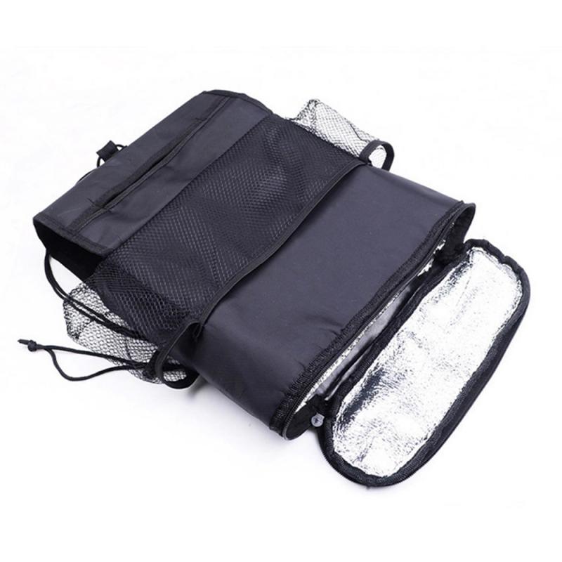 1 Uds. Organizador de asiento trasero de coche bolsa de almacenamiento de múltiples bolsillos soporte para tableta accesorio Interior de automóviles Almacenamiento de remolque