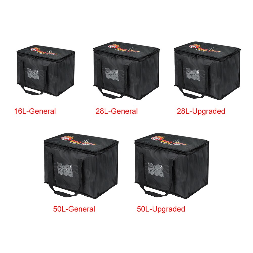 Lunch koelbox thermische isolatie drankdrager voedselzak waterdicht picknick groot restaurant pizza afhaalmaaltijden koelbox