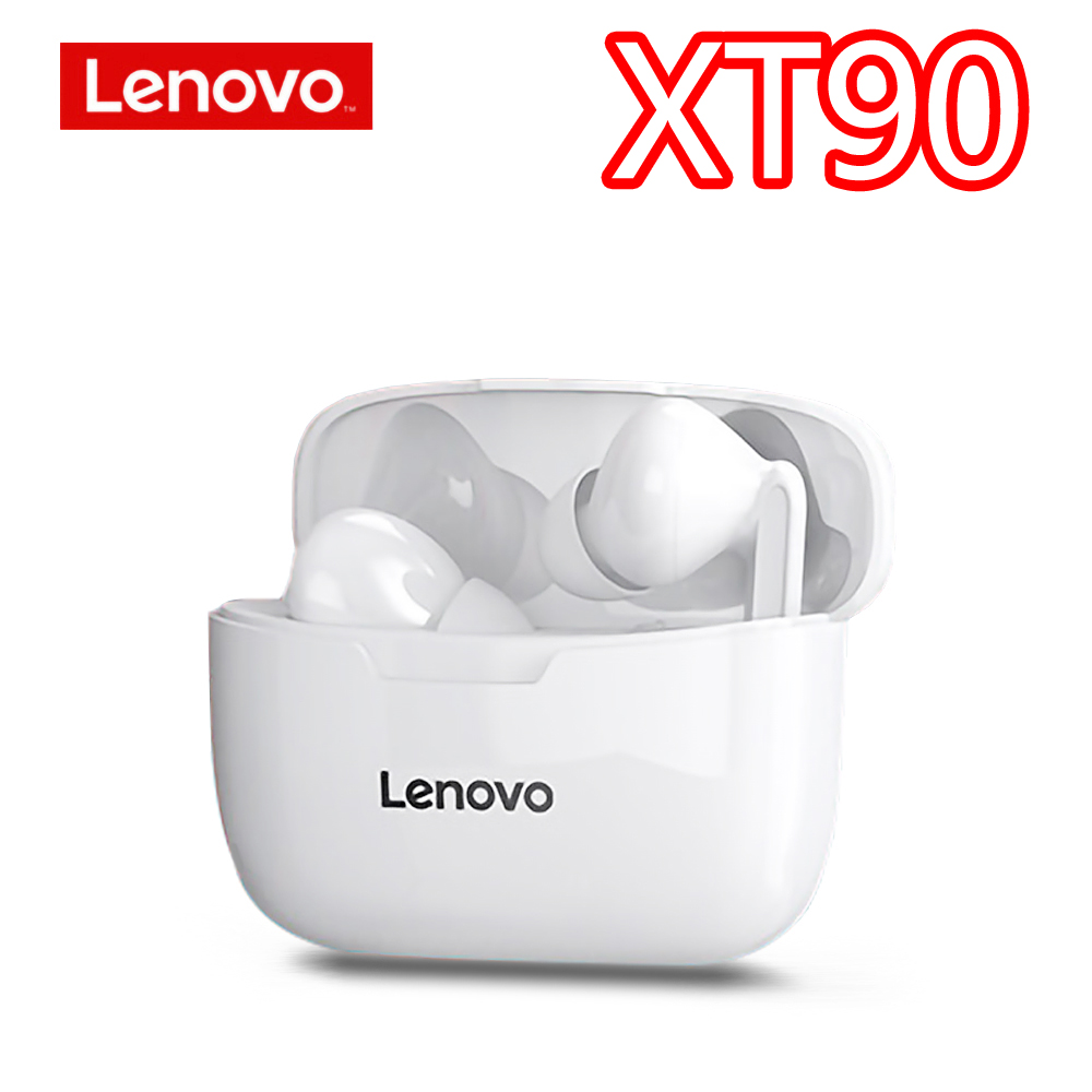 Lenovo XT90 XT92 Wireless Headphones Bluetooth Earphones TWS Headset Sports Low Latency Touch Control Waterproof Earbuds Fitness: XT90 White