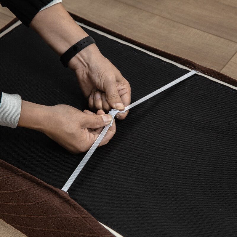 Coprigambe lungo Jacquard universale coprigambe per pianoforte in Spandex elasticizzato coprigambe per poggiapiedi rettangolari in tinta unita tutto-compreso