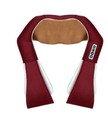 electrical shiatsu massager neck massage device electric back shoulder belt massages roller machine: E