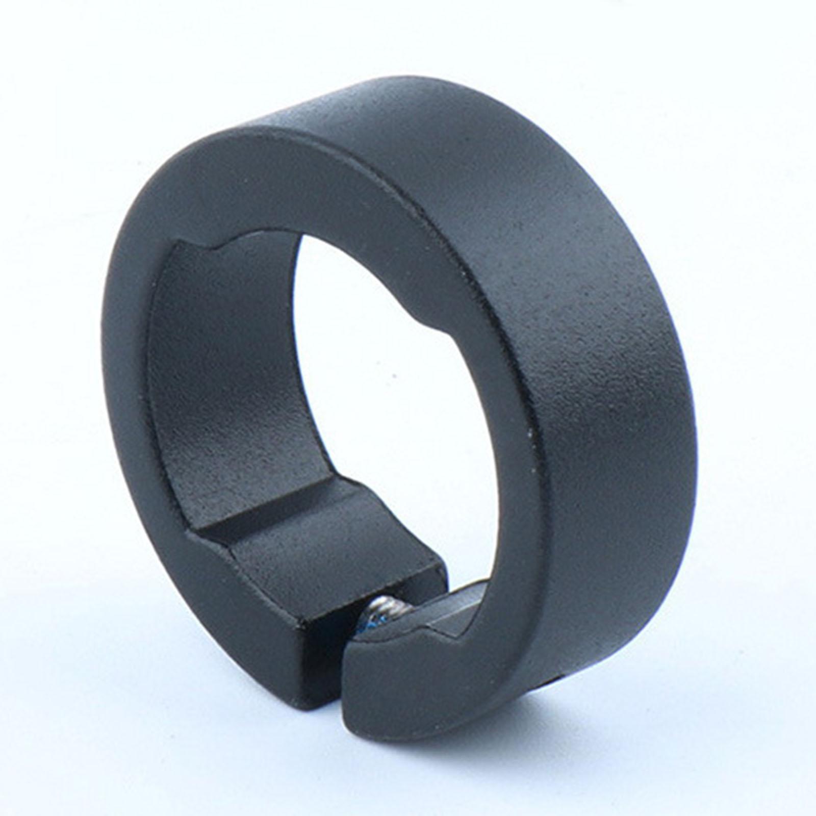 Fietshandgrepen Bevestigingsring Voor 22.2Mm Fietsstuur Rijaccessoires Fietsgrepen Klemring Fietsslot Op Klemmen Ring: Black