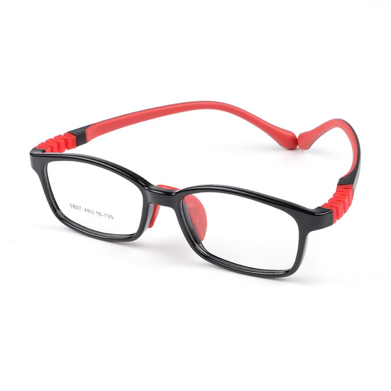 Children Anti Radiation Glasses Super Light Elasticity Leg Eyeglasse Materials Cute Eyewear for Child: C1