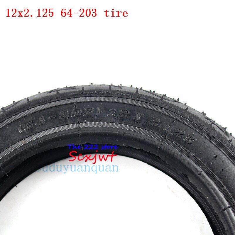 12x2.125 64-203 tire 12" Bike Bicycle Scooter Stroller Tires inner tubes 12 x 2.125 12x1.75 tyres 12 1/2 x 2 1/4 wheel tire