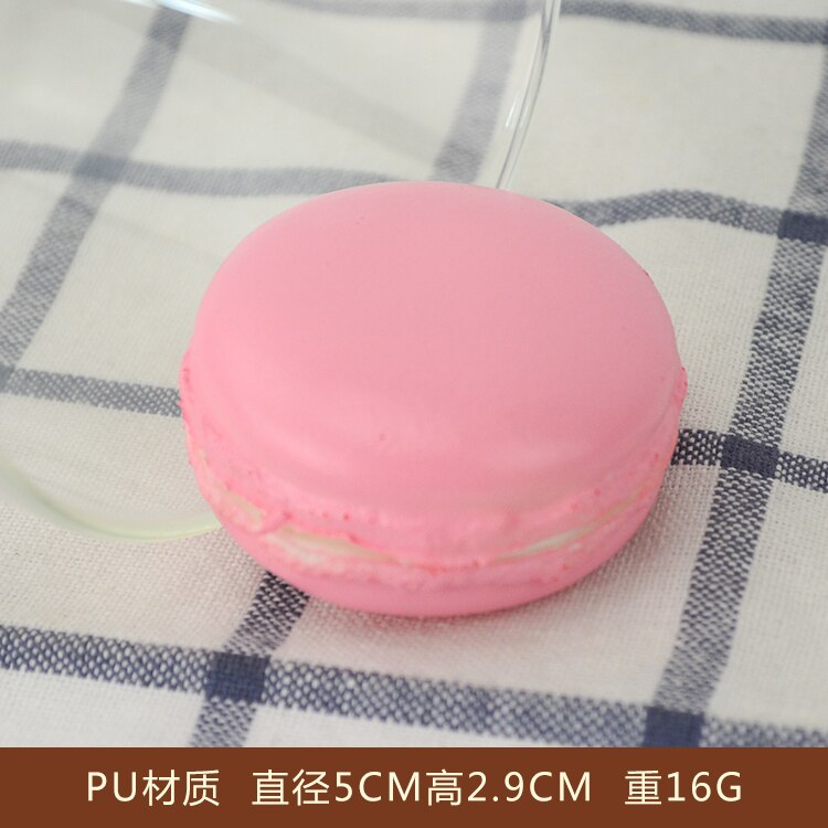 1 stk madfotografering indretning simulation donuts macaron rekvisitter mad model dessert bord snack dekoration kunstig kage boligindretning