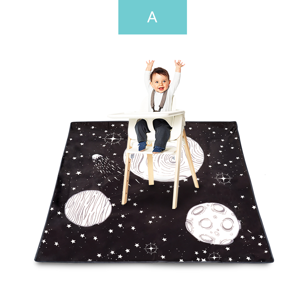 Glücklich Flöte Baby Spielen matt, Baby Krabbeln matt Tragbare Wasserdichte, Anti-Unterhose Klapp matt Playmat Für Baby drinnen Oder draussen Verwenden