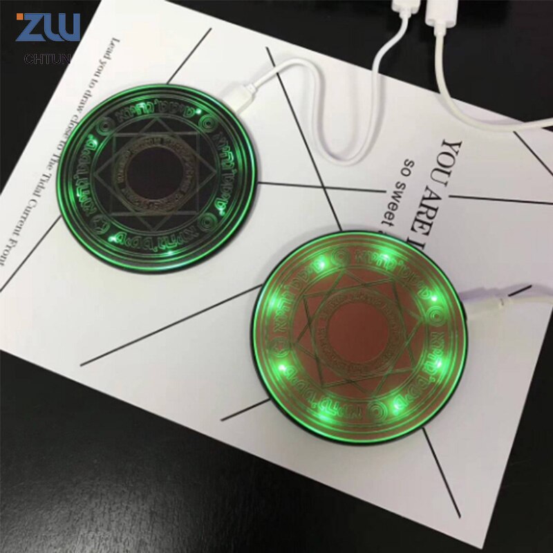 Chtun light-emitting wireless charging magic array wireless charging magic array wireless charger fast charging light