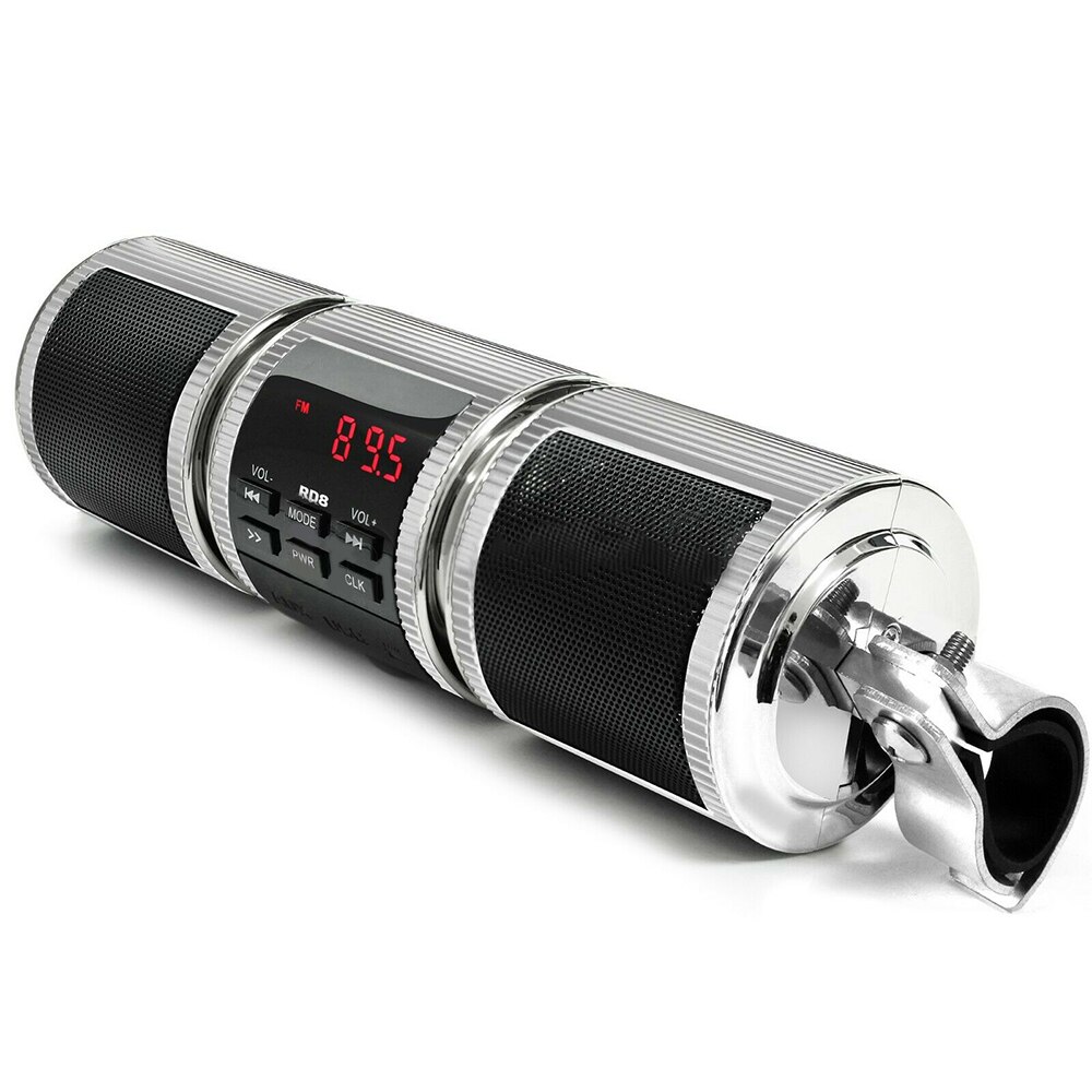 Bluetooth Music Player Sound System Stereo Speaker Kit FM Radio Set Sound Metal