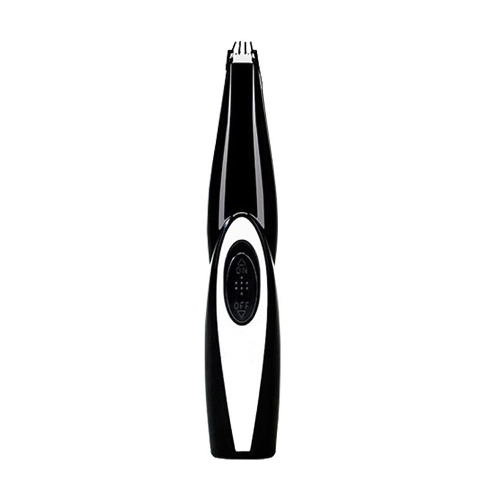 de mascotas perro de pelo de Pet Grooming herramienta Cizalla eléctrica recargable USB perro pelo pata Shaver Clipper: black