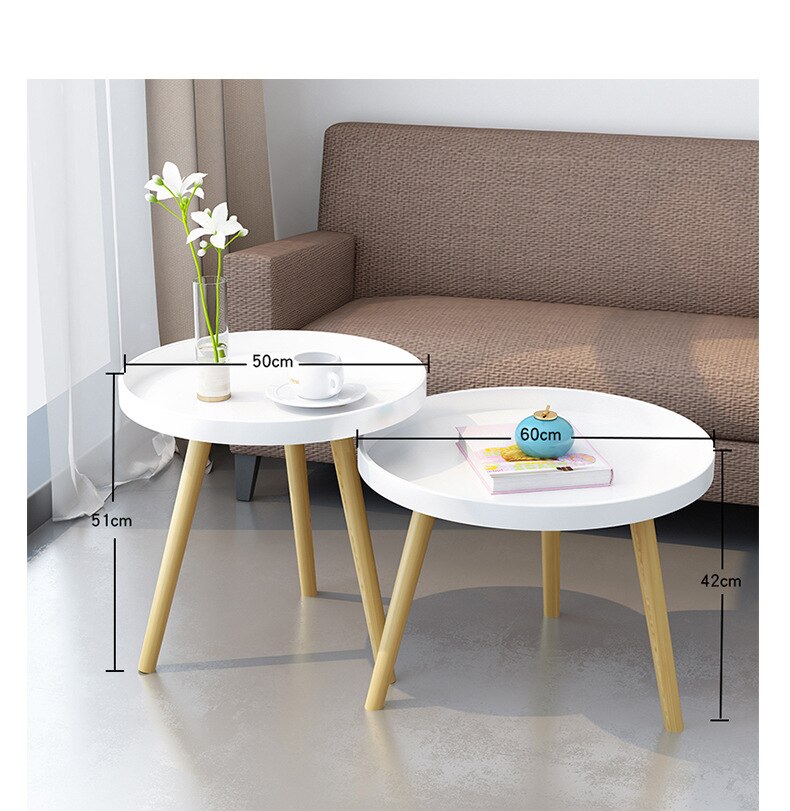 Increase Small Solid Wood Coffee Table Simple Modern Mini Sofa Few Simple Coffee Tables Bedside Tables Living Room Furniture
