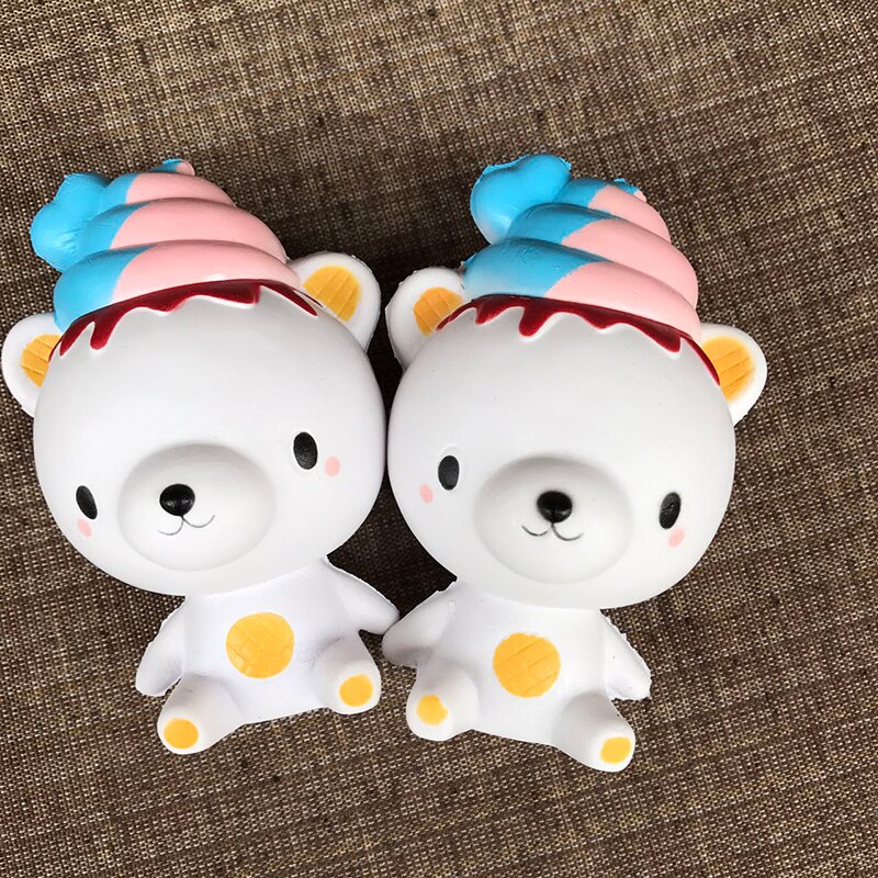 1Stck quetschen sterben eis bär Squishy Eis Bär Langsam steigend