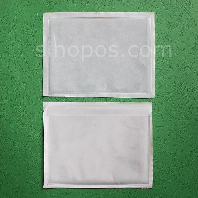 Adhesive Vinyl Pouch, A5 A4 tag PVC envelope self-adhesive sign holder ticket sleeves plastic price card label nameplate pockets