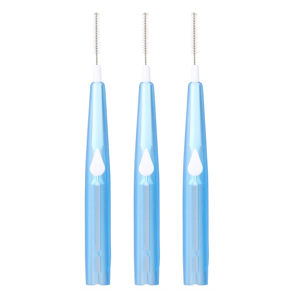 60 unids/caja Dental palillos de hilo dental recarga cepillo interdental removedor de residuos de alimentos palillo de dientes hilo Dental y mondadientes para limpieza Oral profunda