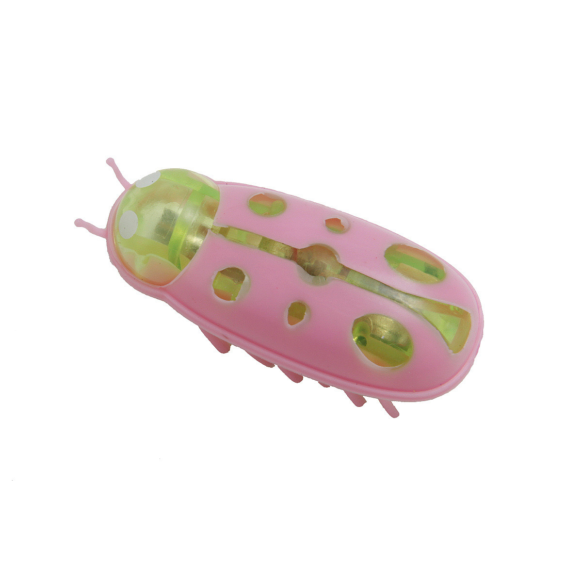 Engraçado minhocas elétricas brinquedos para gatos escape automático mini robô bug vibração inseto brinquedos para gatos bateria operado barata joaninha: Azul marinho