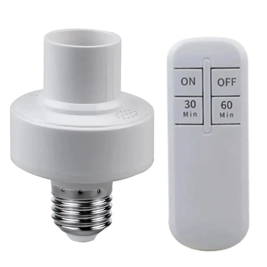 Draadloze Afstandsbediening Lamphouder Tijdschakelaar Led Gloeilamp Socket E27 Lange Afstand 110V 220V Voor downlight Hanger Hanger