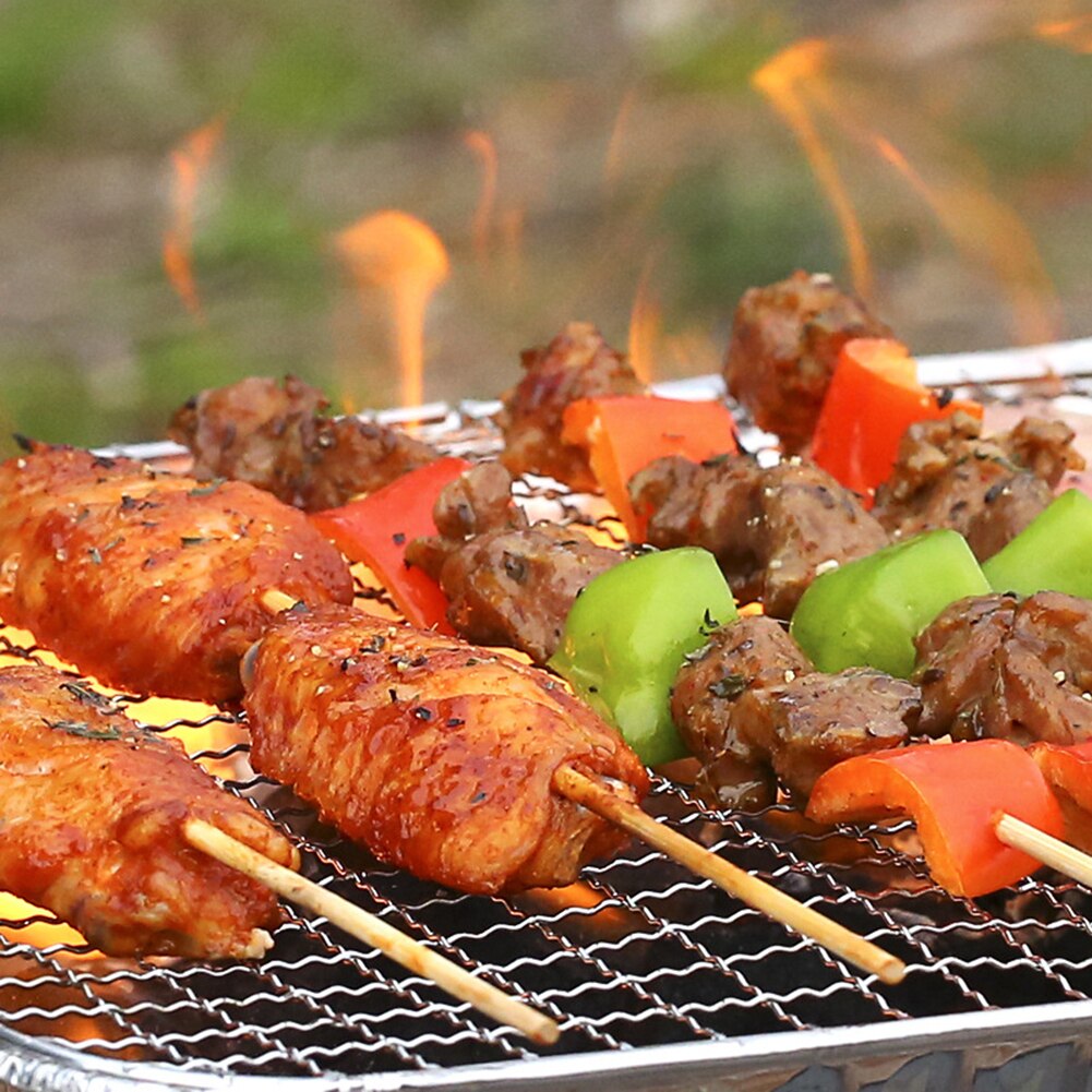 Draagbare Wegwerp Japanse Koreaanse Barbecue Grill Voedsel Carbon Oven Barbecue Kachel Outdoor Camping Picknick Bbq Kachel