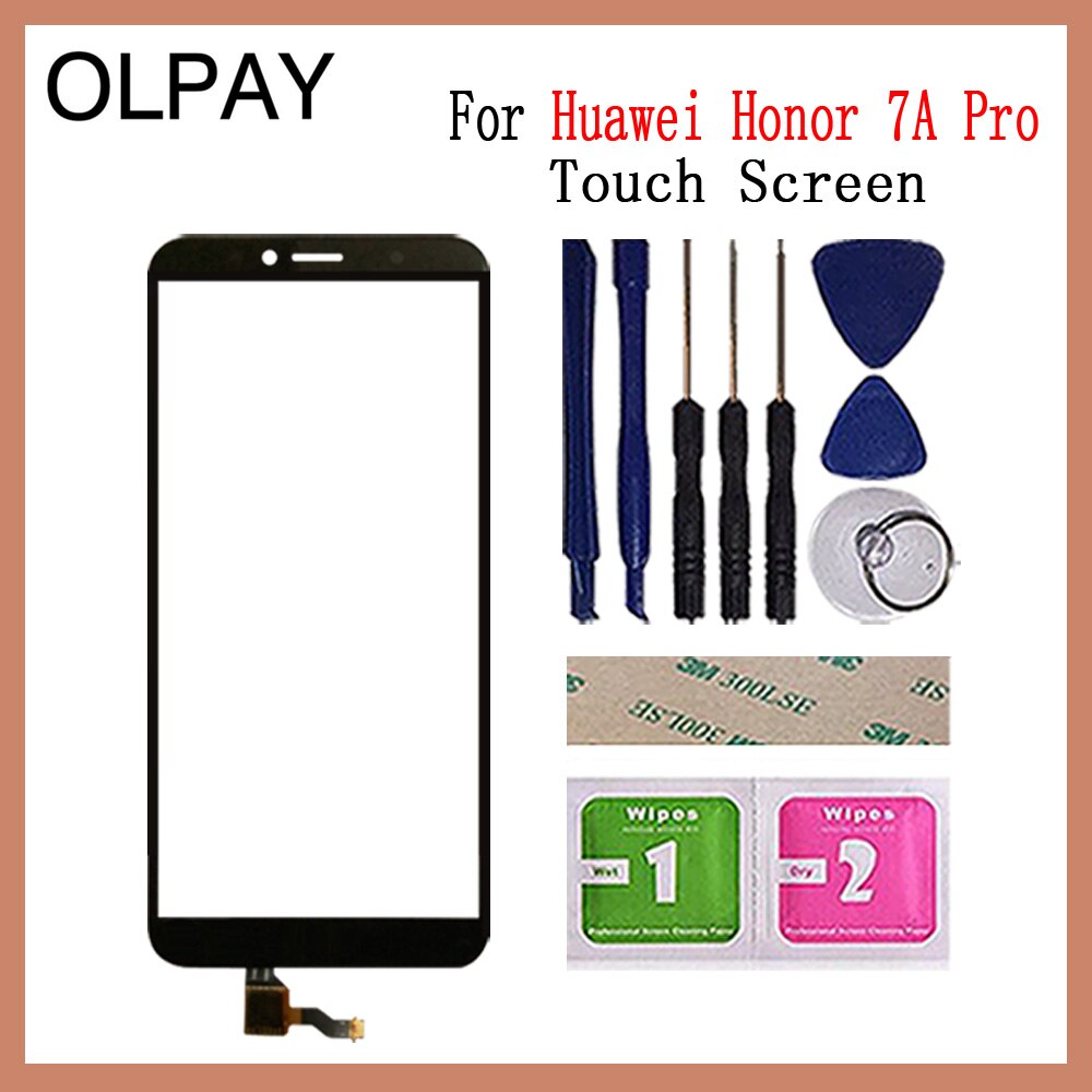 praktisch 5.7 "zoll TouchScreen Für HuaWei Honor 7A Profi AUM-L29 Touchscreen Digitizer Tafel Vorderseite Glas Objektiv Sensor: Schwarz mit Werkzeug