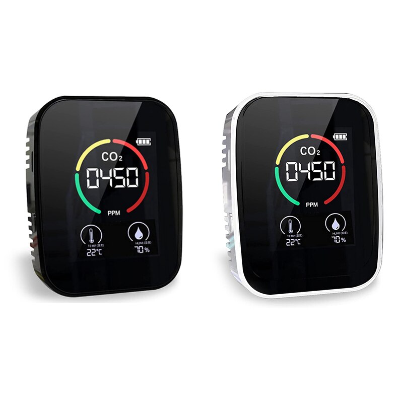 Air Monitor CO2 Monitor CO2 Meter Indoor Temperature and Relative Humidity Meter for Home Office