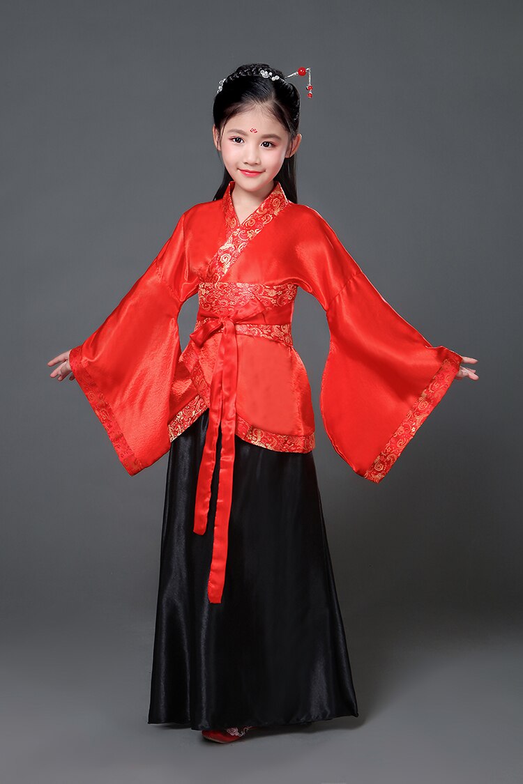 Meisjes traditionele oude chinese kostuum chinese traditionele tang hanfu jurk kind kleding cosplay fairy dance kids kinderen