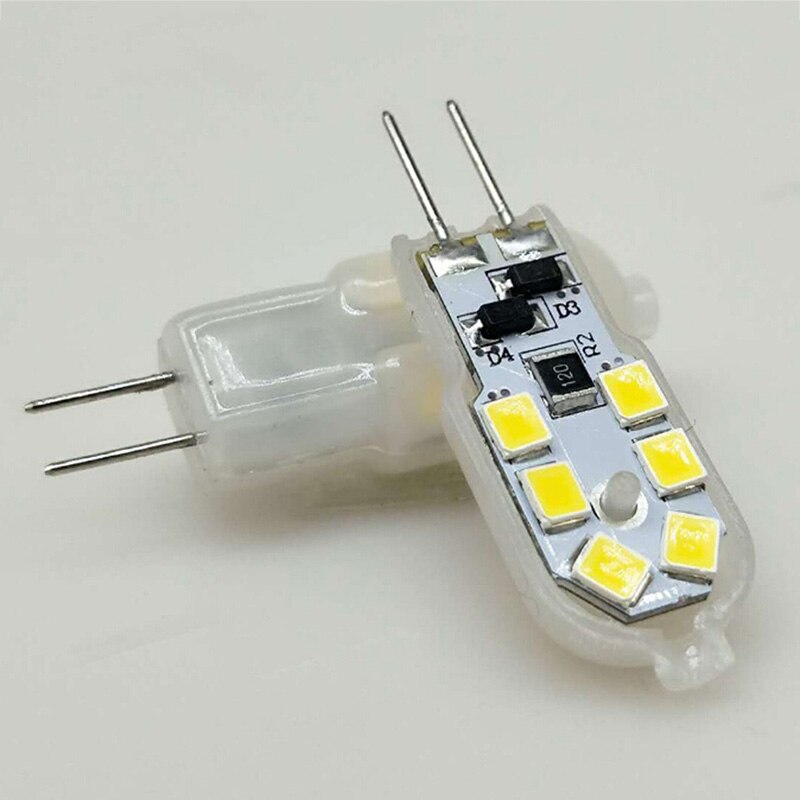 2PCS Mini G4 LED Bulbs 1.5W LED Super Bright G4 LED AC/DC 12V SMD 2835 LED Bulb Spotlight Replace Halogen Light