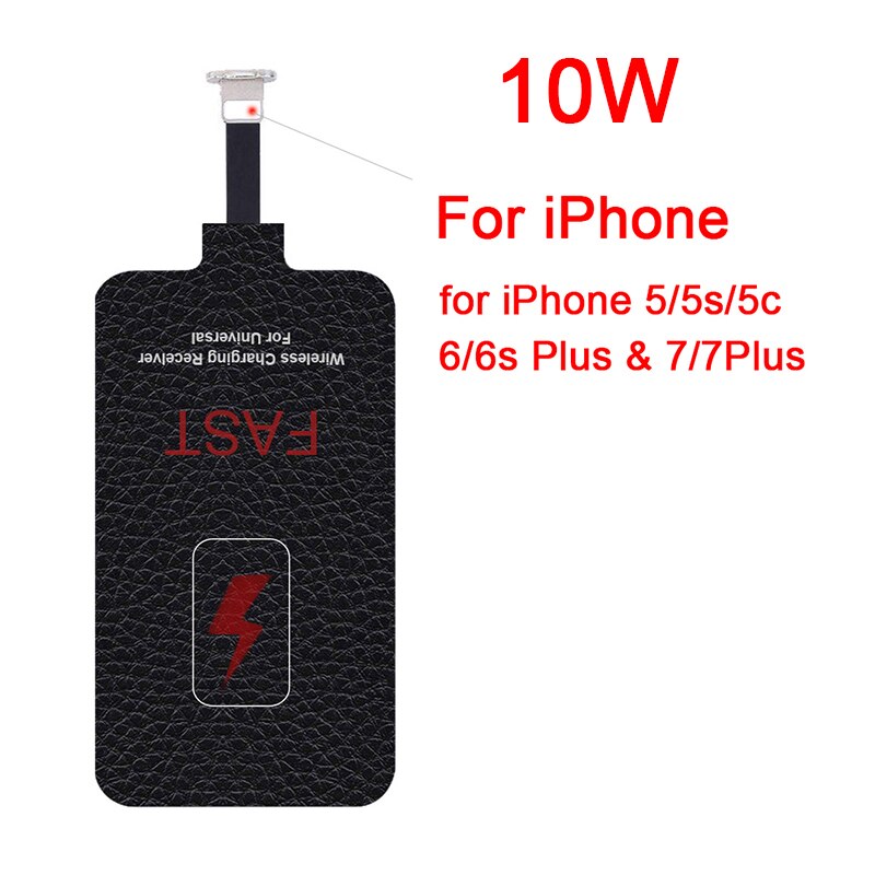 5V/2A 10W Qi szybka bezprzewodowa ładowarka odbiornik robić ładowarki Podkładka cewki dla xiaomi Samsung huawei iPhone 6 7 plus rodzaj-c uniwersalny: for iPhone 10W