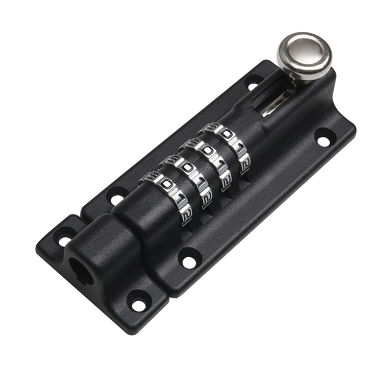 Kombination Schiebe Bolzen Schloss Kommunikation Schrank Passwort Schloss Mechanische Stecker mit Datei Schrank Schließfach neue: Schwarz