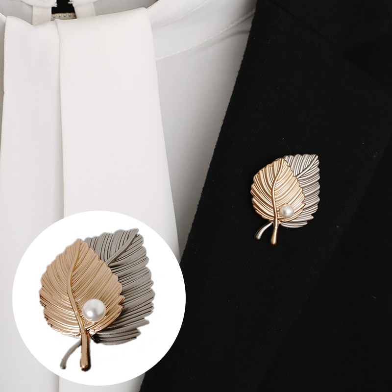 1pc maple leaf broche de metal vintage feminino menina charmingexquisite colar lapela pino moda jóias festa acessórios para vestuário