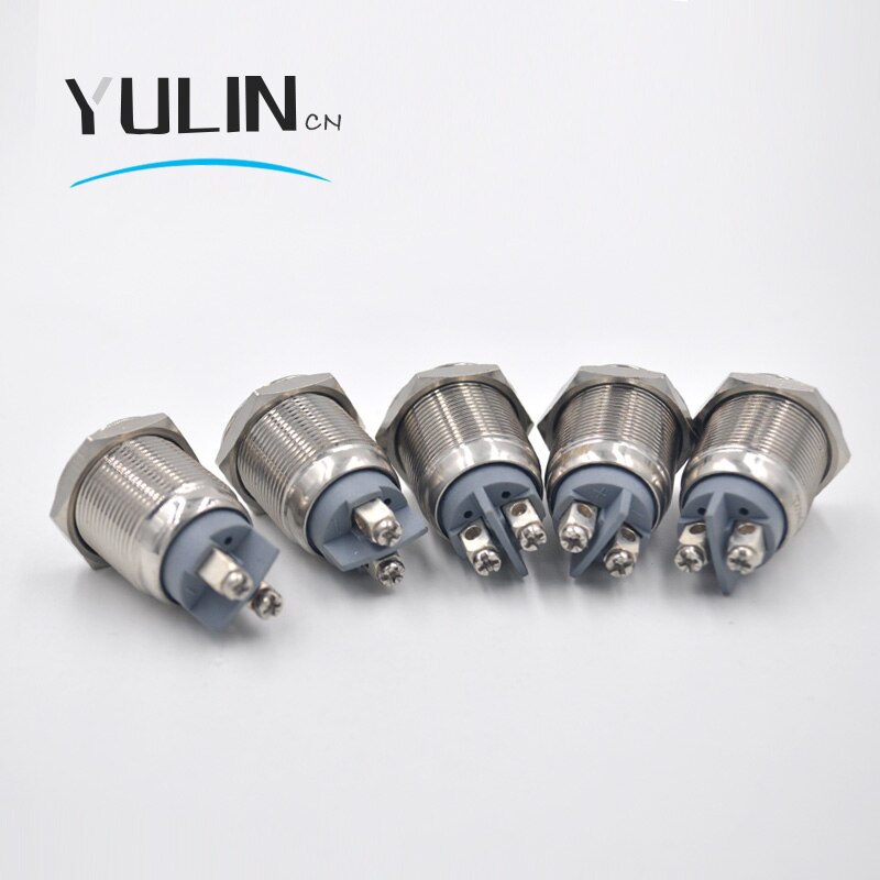 Voyant d'avertissement de Signal de tableau de bord de panneau pilote de LED en métal de 22mm avec le Terminal de vis