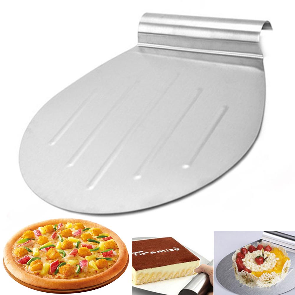 Rvs Pizza Cake Transfer Lade Schop Spatel Keuken Bakken Tool
