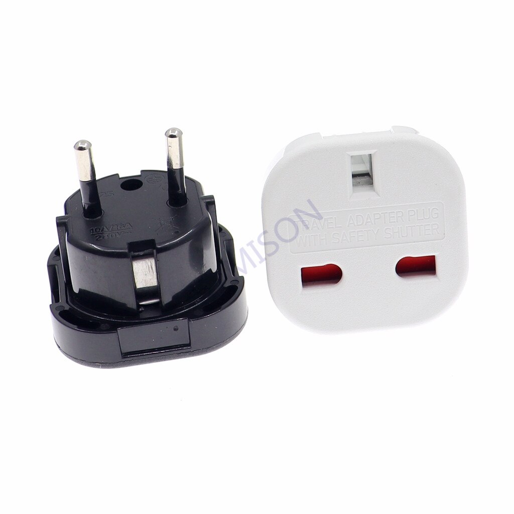 Uk Eu Plug Converter 10A/16A 240V Ac Power Adapter Oplader Euro Travel Adapter Eu Plug Adapter britse Scoket Outlet