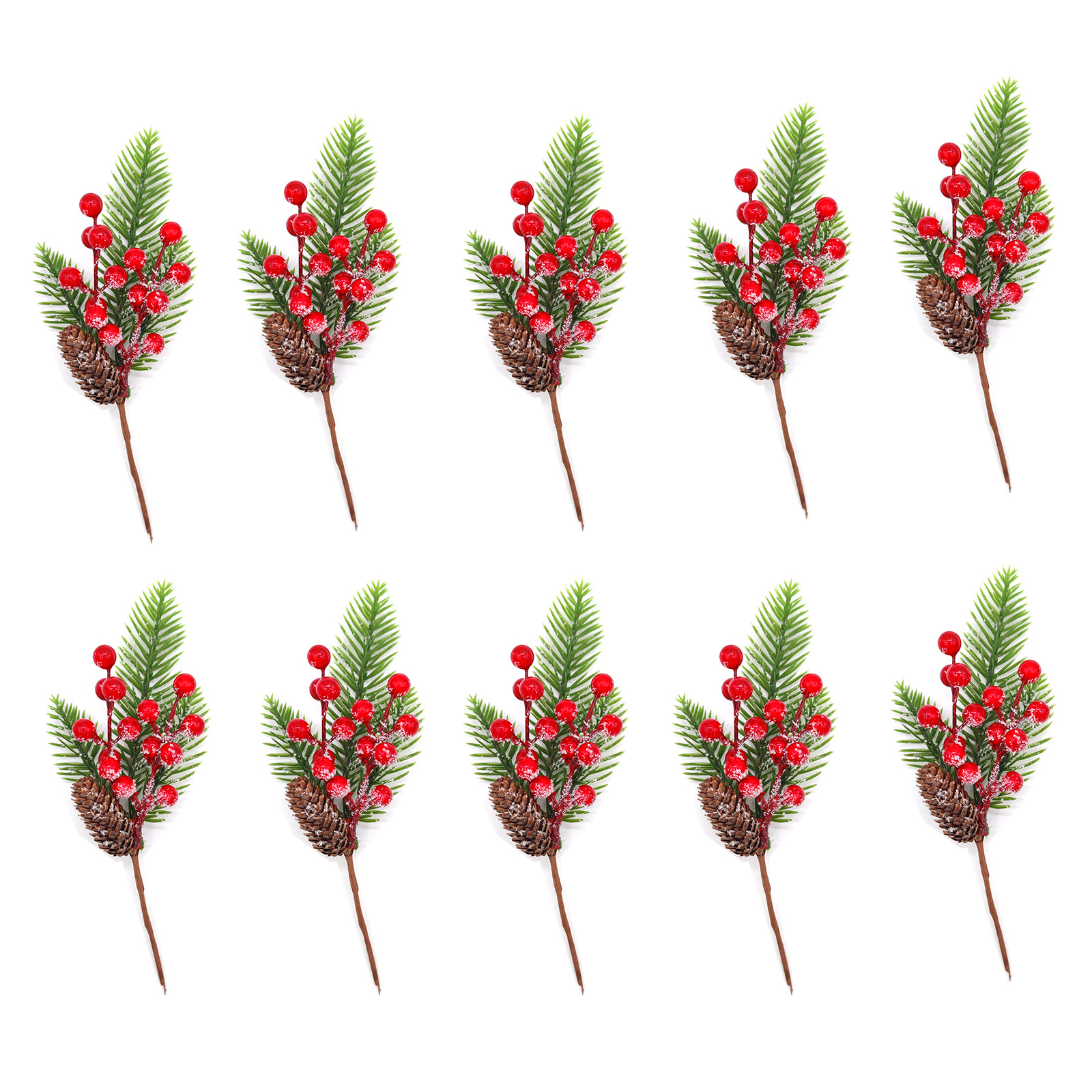 Ornamento de Navidad, fruta Artificial, cono de pino, decoración de Festival de Artware para el hogar y la Oficina: Default Title